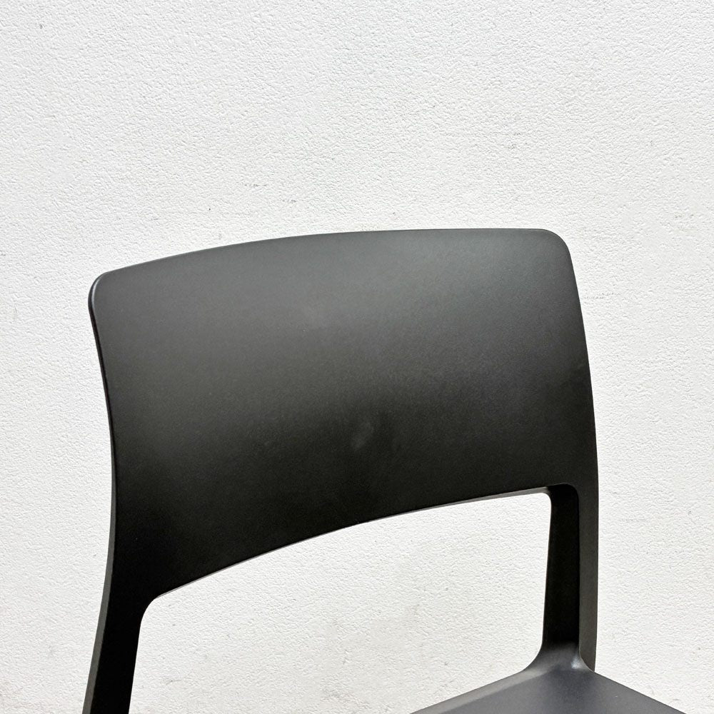 ヴィトラ Vitra ティプトン Tip Ton ワークチェア ダイニングチェア デスクチェア ブラック スタッキング チルト機能 定価￥42,900- B ●