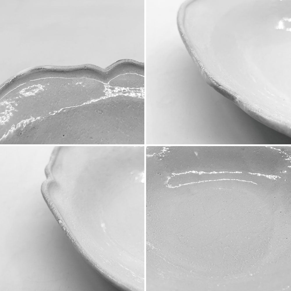 アスティエ・ド・ヴィラット ASTIER de VILLATTE バック Bac ミディアムスーププレート 19cm 陶器 フランス ホワイト B ●