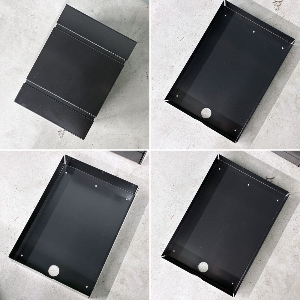 ユーエスエムハラー USM Haller USMハラー ユーエスエム イノス USM inos DRAWER SET ドロワーセット 5段 レターケース ブラック系カラー ◎