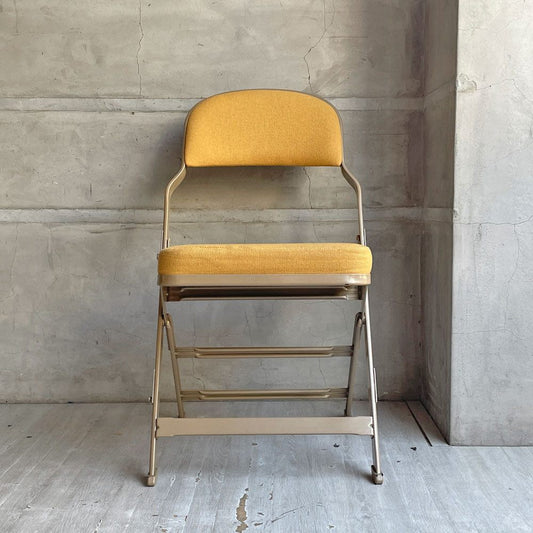 クラリン CLARIN フォールディングチェア FOLDING CHAIR フルクッション アンバー 折りたたみ アメリカ製 P.F.S.取扱 定価￥30,800- ♪