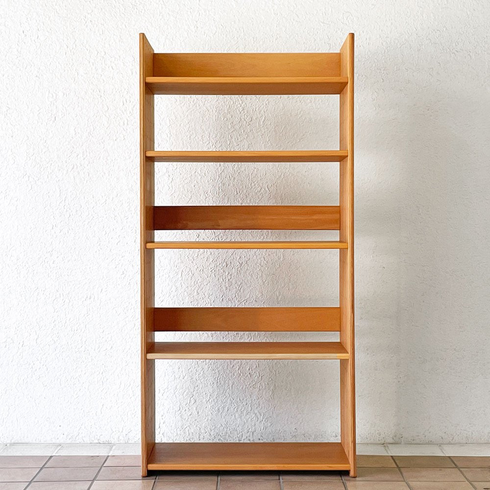 フォルミオ Formio トールシェルフ オープンシェルフ SHELF 1440 KF-11 本棚 ブックスタンド付き GKデザイン ブナ材 北欧 デンマーク 廃番 ◇