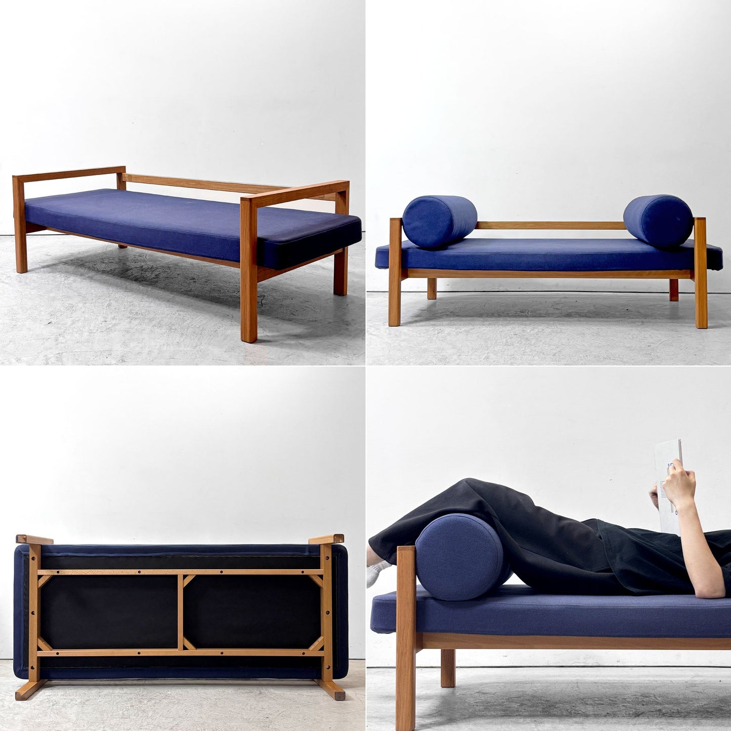 ベラコンテ bellacontte アップライトソファ UPRIGHT SOFA 2人掛け ホワイトオーク材 カバーリング モダンデザイン ●