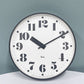 レムノス Lemnos リキ パブリック クロック RIKI PUBLIC CLOCK WR17-06 25.6cm 掛け時計 ウォールクロック クォーツ アルミ ガラス 渡辺力 日本製 ◎