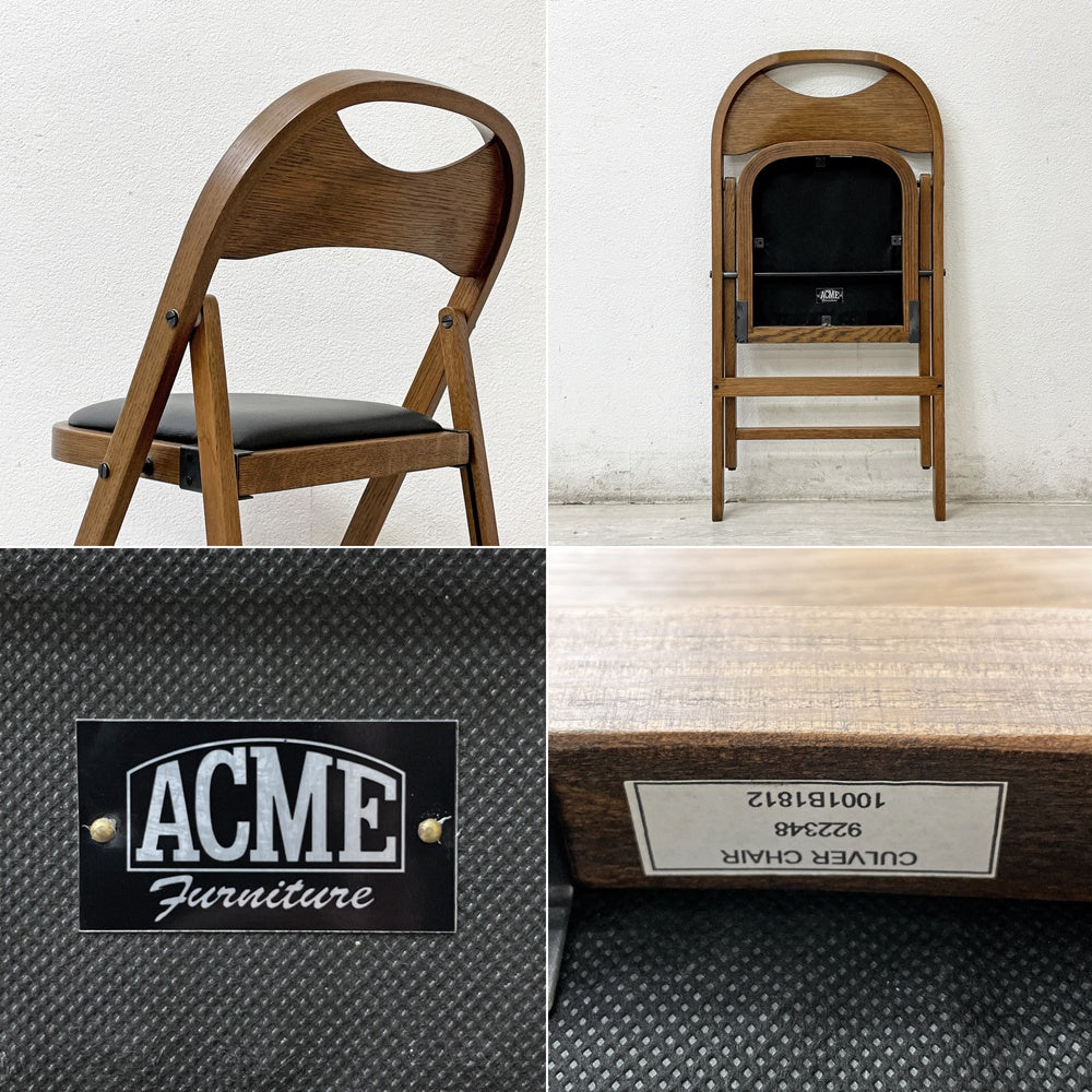 アクメファニチャー ACME Furniture カルバーチェア CULVER CHAIR フォールディングチェア ラバーウッド C ●
