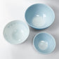 パイレックス Pyrex スノーフレーク ガーランド Snowflake ミキシングボウル 3点セット ブルー ミルクガラス ガラス オールドパイレックス USビンテージ ■