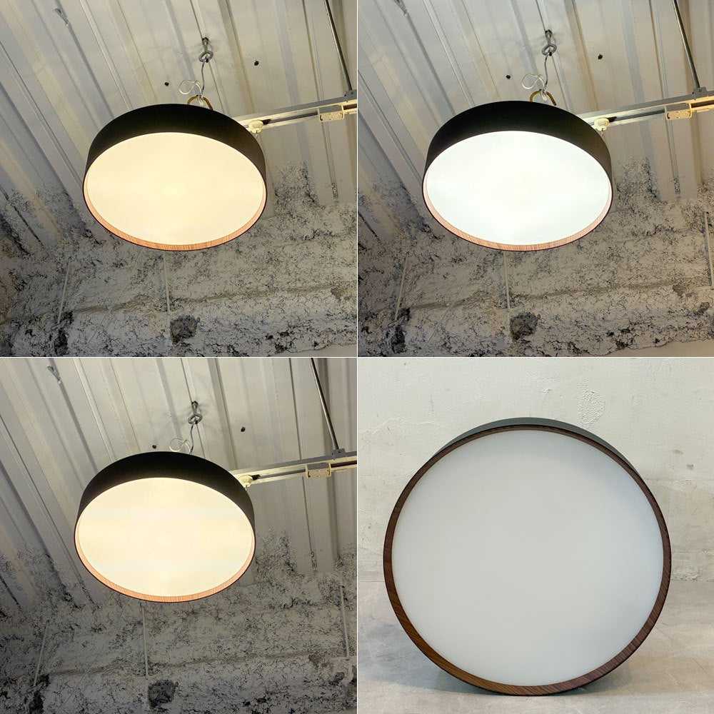 アートワークスタジオ ART WORK STUDIO グロー Glow LEDシーリングライト ブラック+ライトウッド AW-0555 5000lm ～12畳用 調色・調光機能 リモコン付 ★