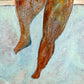 佐藤剛外 油彩画 窓辺の裸婦 油絵 洋画家 童話作家 自由美術協会会員 日本美術家連盟会員 額装品 ●