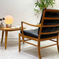 カールハンセン＆サン Carl Hansen & Son OW149 コロニアルチェア ラウンジチェア ウォールナット材 本革 ブラック オーレ・ヴァンシャー ●