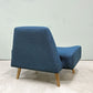 イデー IDEE アーオ ソファ AO SOFA 1Pソファ 1シーター ネイビー ファブリック W75cm 岡嶌要 定価 ￥49,000- ◎