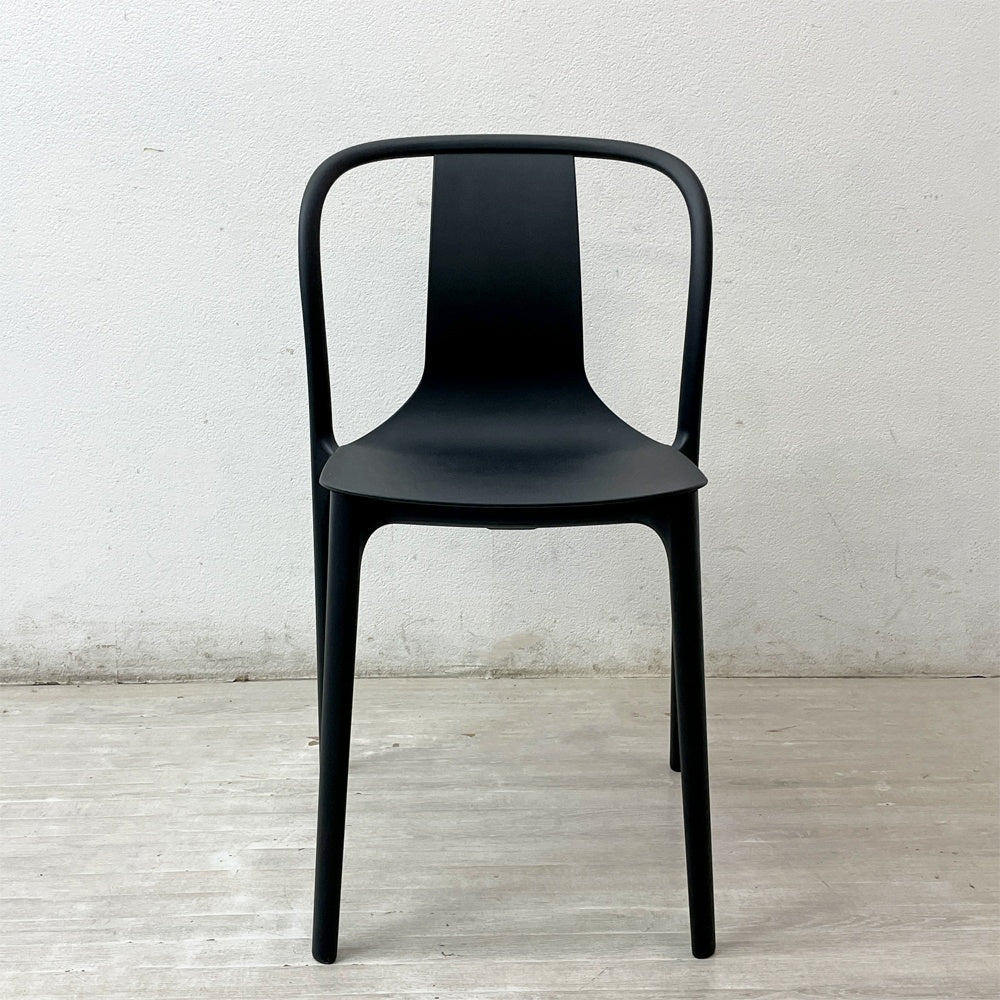ヴィトラ Vitra ベルヴィルチェア Belleville Chair ダイニングチェア スタッキングチェア ディープブラック ロナン & エルワン・ブルレック B ●