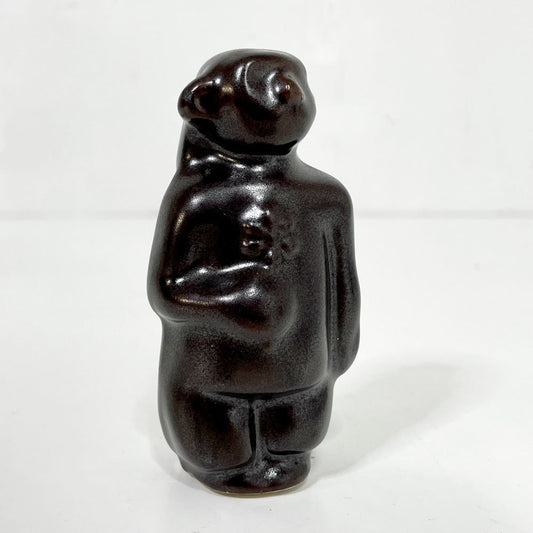 オーケ・ホルム Ake Holm クーラ Kulla トロール Troll オブジェ フィギュリン H8cm 陶器 スウェーデン ビンテージ A ●