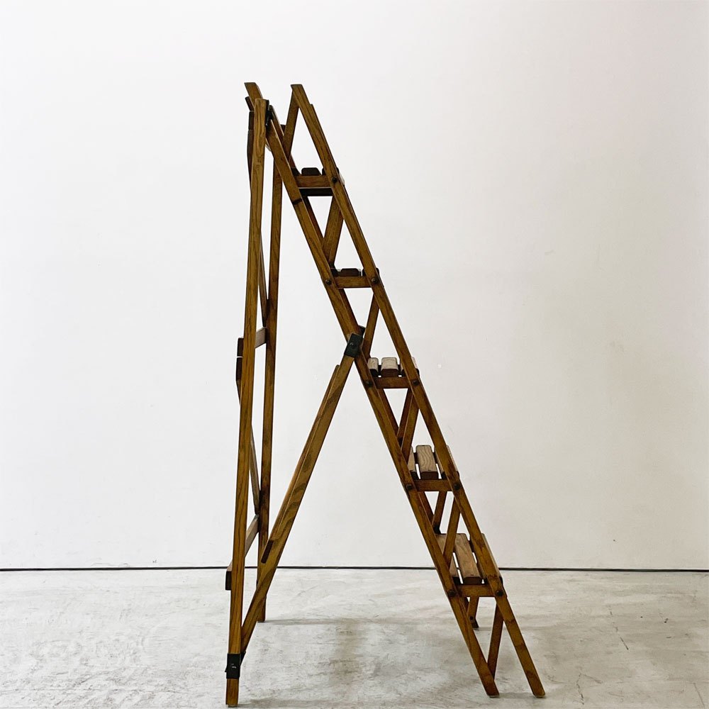 クラッシュゲート CRASH GATE ノットアンティークス Knot antiques ペーターラダー PATER LADDER ディスプレイラック 梯子 ホワイトオーク ビンテージスタイル ●