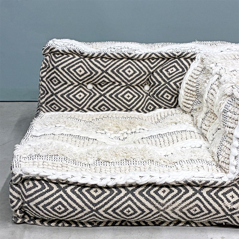 アデペシュ a.depeche ブロックマルチソファ Block Multi Sofa コーナー ジオ グレー GEO gray 定価￥41,800 ◎