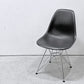 ヴィトラ vitra×ハーマンミラー HermanMiller Wネーム サイドシェルチェア ポリプロピレン ブラックカラー エッフェルベース C&Rイームズ ●