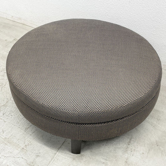 ミノッティ Minotti デニー DENNY スツール Pouf ファブリック張 イタリアンモダンファニチャー 参考305,800円 〓