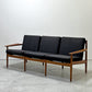 グロストルップ Glostrup Mobelfabrik 3pソファ チーク材 アルネ・ヴォッダー Arne Vodder デンマーク 北欧ビンテージ ●