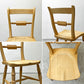 ペニーワイズ THE PENNY WISE スクロールバックチェア Scroll Back Chair ダイニングチェア ブナ無垢材 英国カントリースタイル 定価￥42,900- B ●