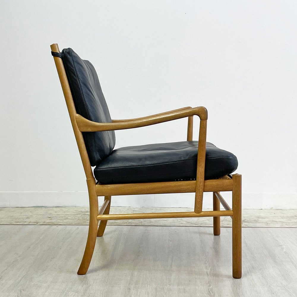 カールハンセン＆サン Carl Hansen & Son OW149 コロニアルチェア ラウンジチェア オーク材オイル仕上げ THOR307 本革 オーレ・ヴァンシャー ●