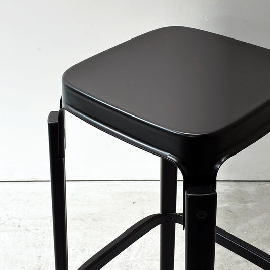 マジス MAGIS スティールウッドスツール ビーチ材 スチール ブラック イタリア ロナン＆エルワン・ブルレック 未使用展示品 ●