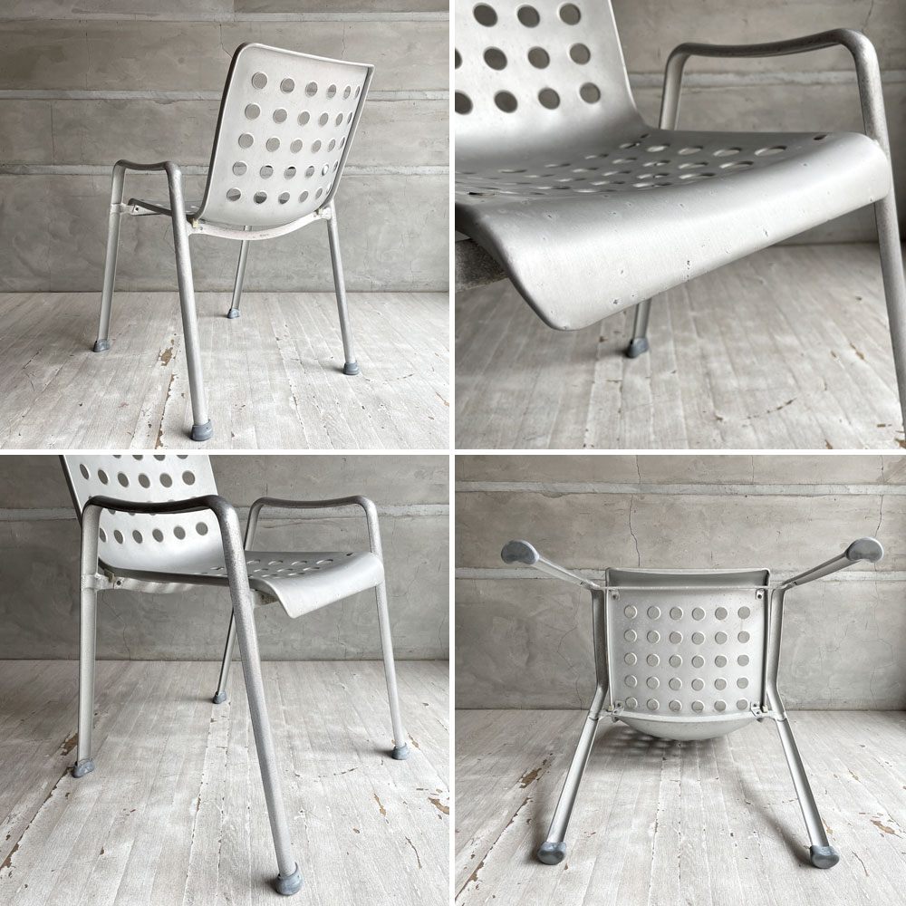 MEWA ビンテージ Vintage ランディチェア Landi Chair アルミニウム スタッキングチェア ガーデンチェア ダイニングチェア ハンス・コレー Hans Coray スイス 希少♪