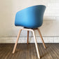 ヘイ HAY アバウトアチェア ABOUT A CHAIR AAC22 アームチェア ポリプロピレン アズールブルー オーク材 ヒー・ウェリング デンマーク 定価￥59,400- ◎