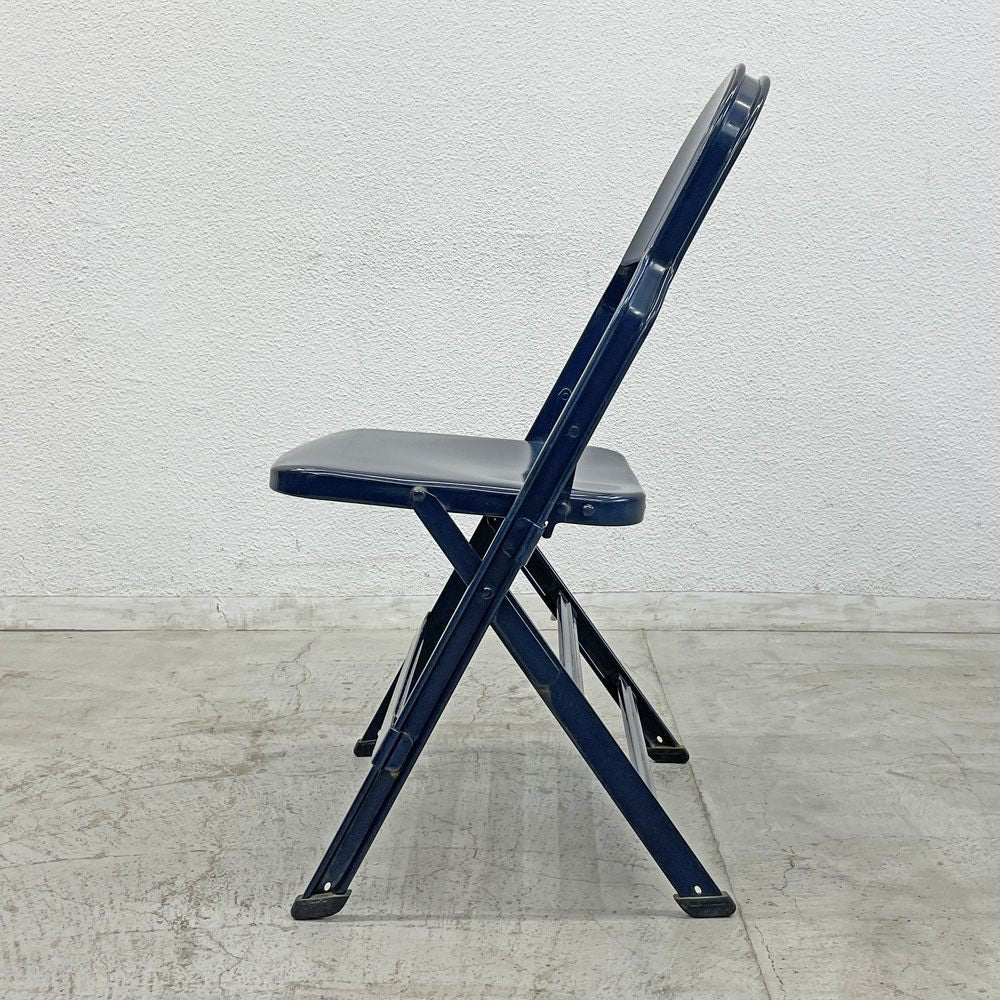 クラリン CLARIN オールスチール フォールディングチェア All sterel folding chair 折り畳み椅子 クッション無し〓