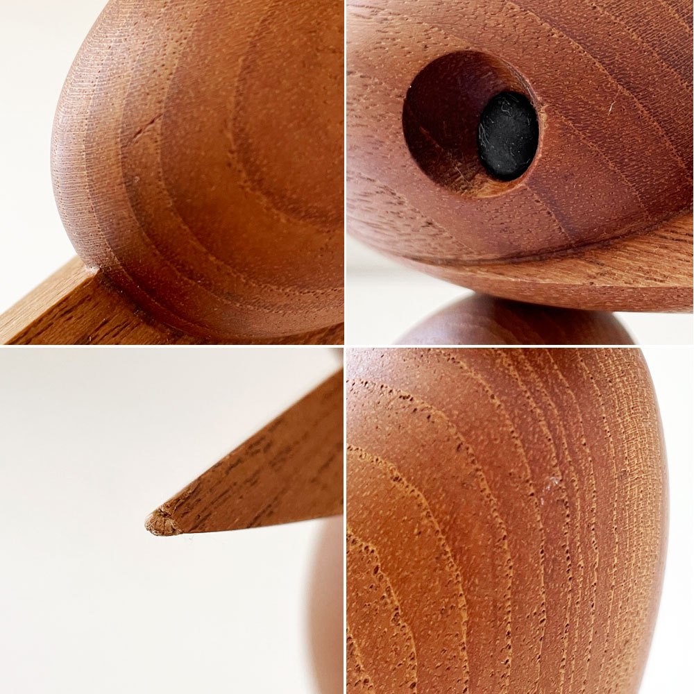 アーキテクトメイド Architectmade ダック Duck チーク無垢材 オブジェ H18cm ハンス・ボーリン Hans Bolling 定価￥26,950- ◎