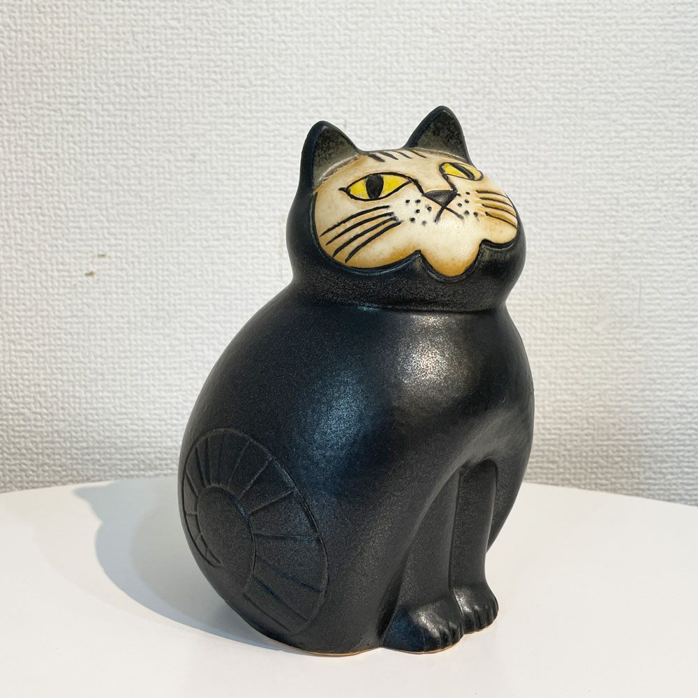 ケラミックスタジオ グスタフスベリ KERAMIK STUDION GUSTAVSBERG STORA ZOOシリーズ 猫 ミア ミディアム 復刻品 リサ・ラーソン Lisa Larson 北欧雑貨 ◎