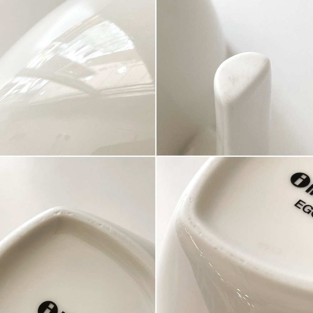 イッタラ iittala エゴ Ego ブレックファーストカップ ホワイト ステファン・リンドフォース Stefan Lindfors フィンランド 北欧食器 廃番 ◎