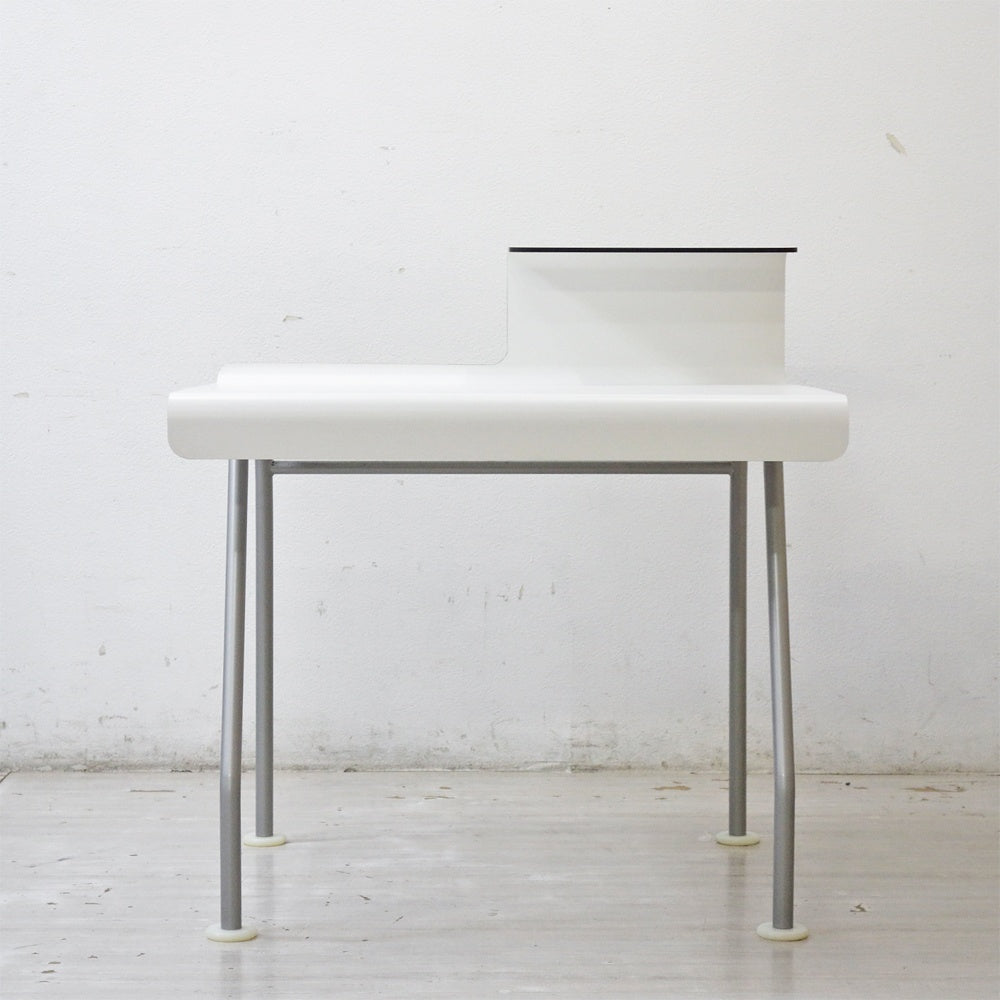 イデー IDEE テクンオフィスデスク TECHN OFFICE DESK ホワイト ラミネート天板 クラウディオ・コルッチ デザイン 希少 ●