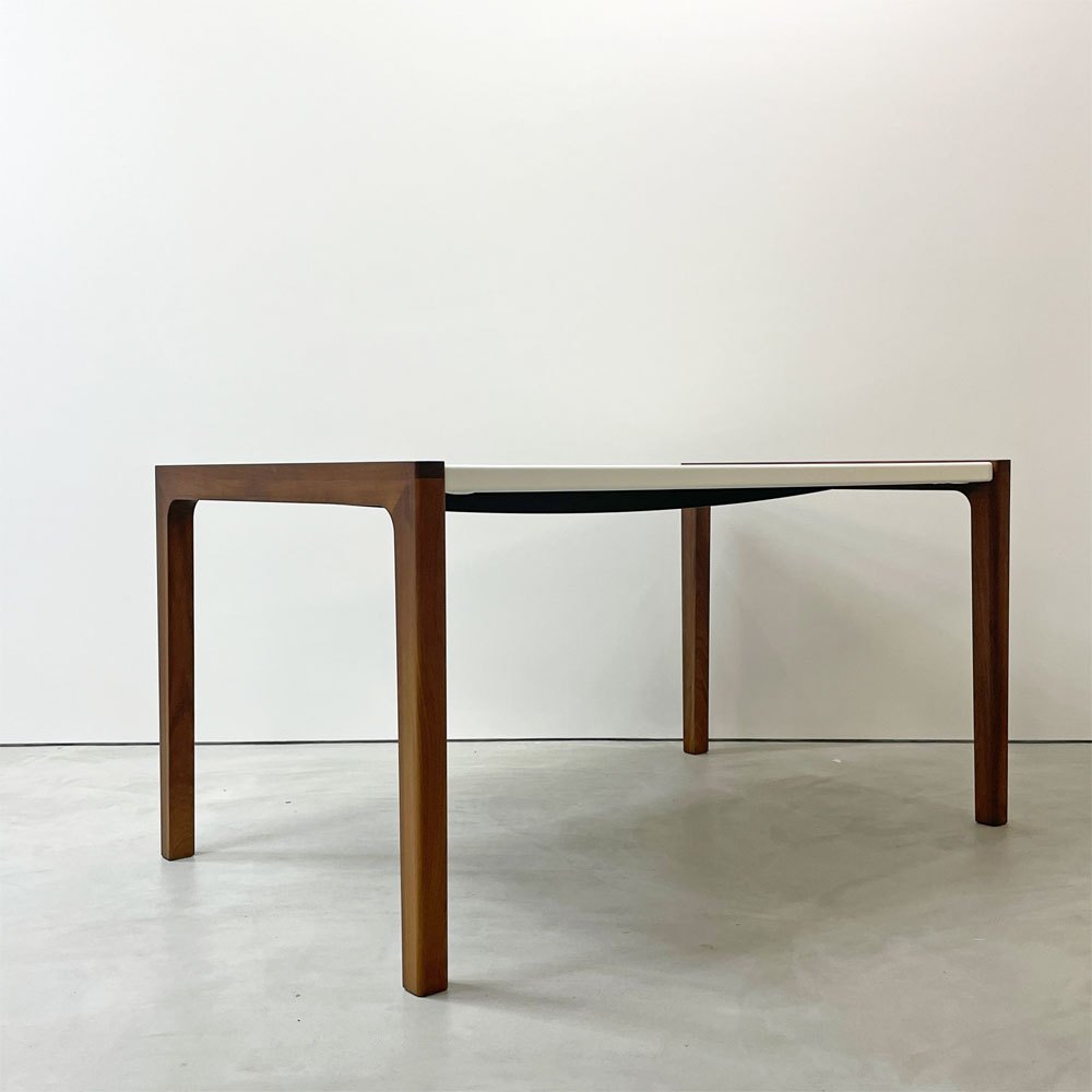 ベラコンテ bellacontte ブリッジ ダイニングテーブル W140cm DHラミネートｘウォールナット モダンデザイン ●