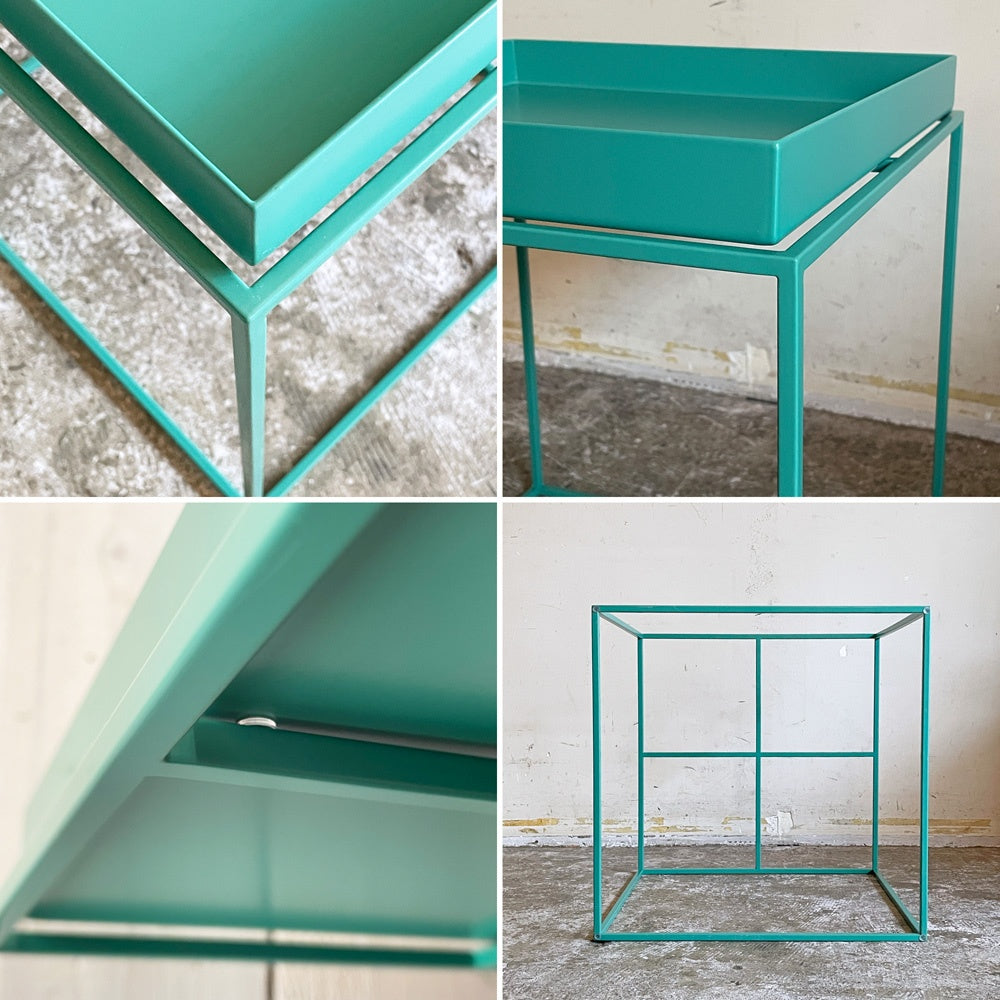 ヘイ HAY トレイテーブル Tray Table M ペパーミントグリーン コーヒーテーブル サイドテーブル スクエア 2Way W40cm デンマーク 北欧家具 モダン 定価￥42,900- ■