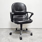 内田洋行 UCHIDA コアチェア CORE CHAIR デスクチェア オフィスチェア ブラックレザー キャスター付 説明書付 ●