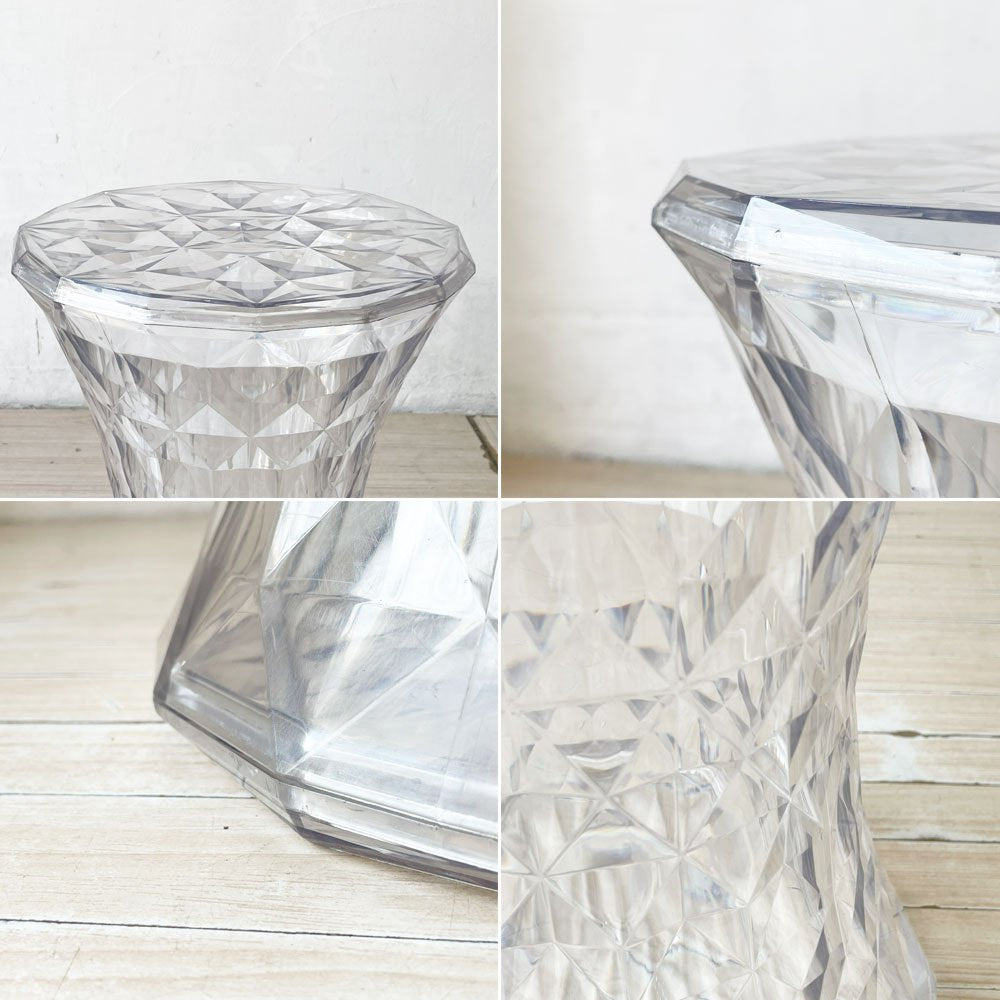 カルテル Kartell ストーン STONE スツール Stool クリスタル crystal マルセル・ワンダース Marcel Wanders イタリア 定価47,700円 ★