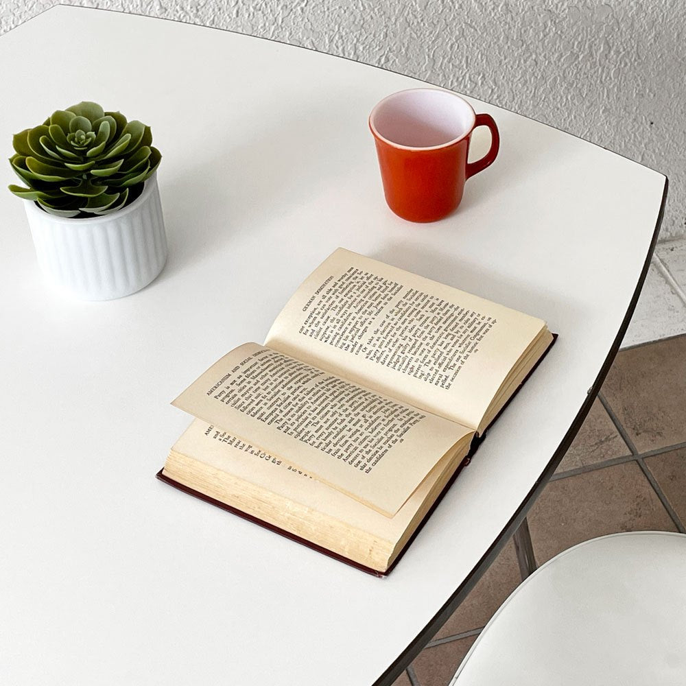 新居 猛  ニー ダイニングテーブル Ny Dining Table シャミド SHAMIDO ホワイト フォールディング 折り畳み ミッドセンチュリー ◇