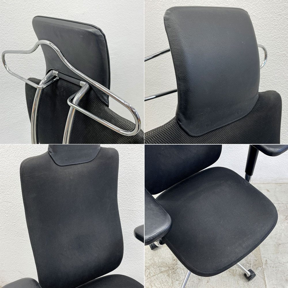 ヴィトラ vitra ヘッドライン Headline デスクチェア ハイバック オフィス ジャケットハンガー付き リクライニング キャスターベース マリオ・ベリーニ ＆ クラウディオ・ベリーニ 〓