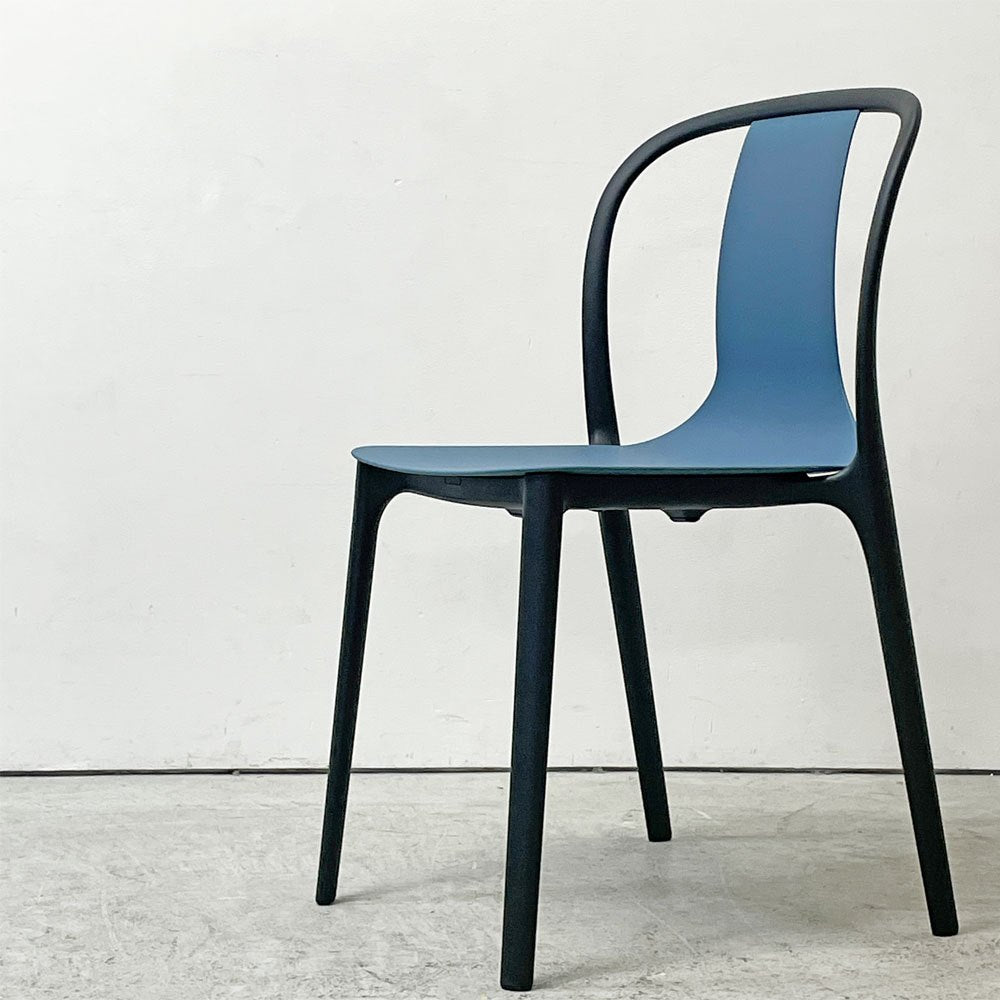 ヴィトラ Vitra ベルヴィルチェア Belleville Chair ダイニングチェア スタッキングチェア シーブルー ロナン & エルワン・ブルレック B ●