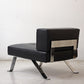 カッシーナ Cassina オンブラ OMBRA 512 ラウンジチェア レザー ブラック シャルロット・ペリアン Charlotte Perriand ●