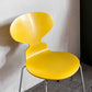 フリッツハンセン Fritz Hansen アントチェア ANT CHAIR 4本脚 イエロー ラッカー仕上げ 2002年製 アルネ・ヤコブセン デンマーク 北欧家具 ■