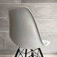 ハーマンミラー HermanMiller サイドシェルチェア ドゥエルレッグ DSW アルパイン × エボニー ポリプロピレン製 イームズ ミッドセンチュリー ♪