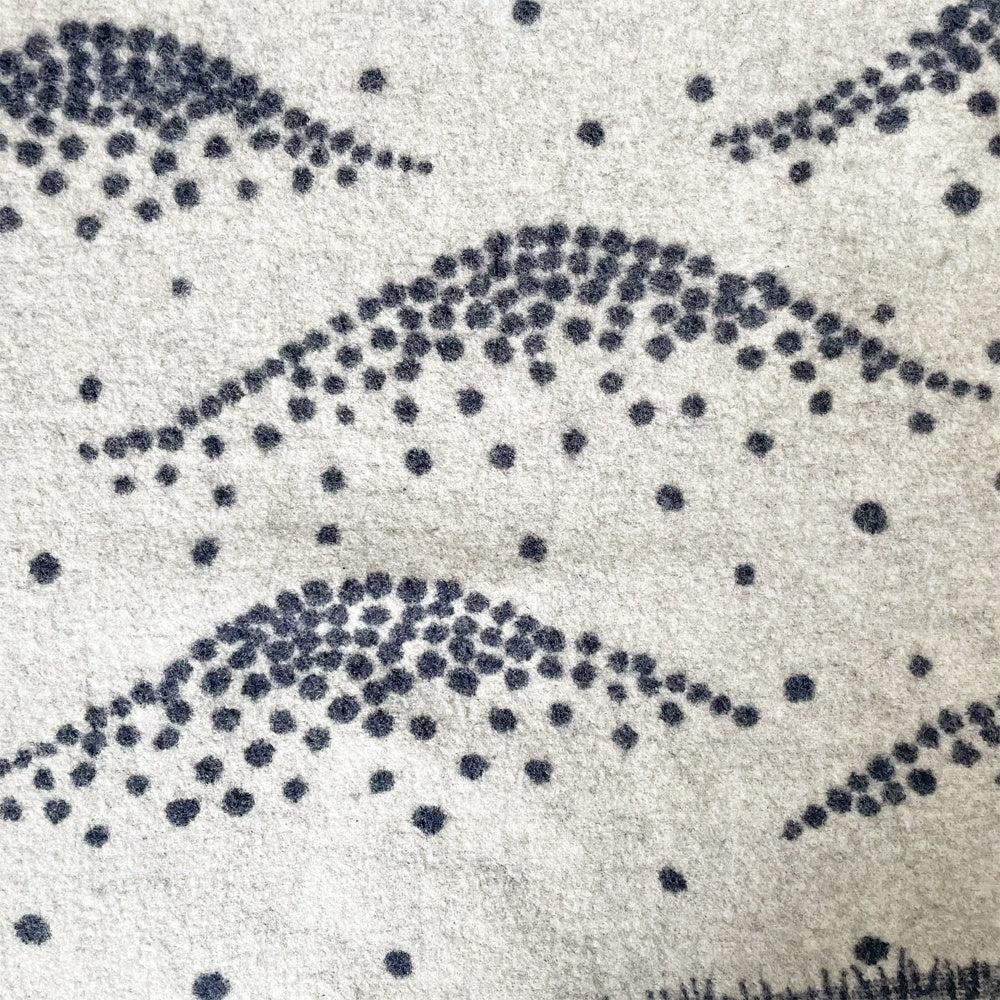 クリッパン KLIPPAN × ミナペルホネン mina perhonen レイクインザバレー LAKE IN THE VALLEY 皆川明 ウールブランケット シングル 130×180cm 廃番 定価 37,400円 ★