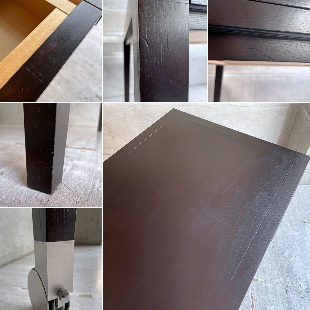 タイムアンドスタイル TIME&STYLE クインテット QUINTET ダイニングテーブル TF-218D キャスター 8ドロワー W180cm モダンデザイン 廃番