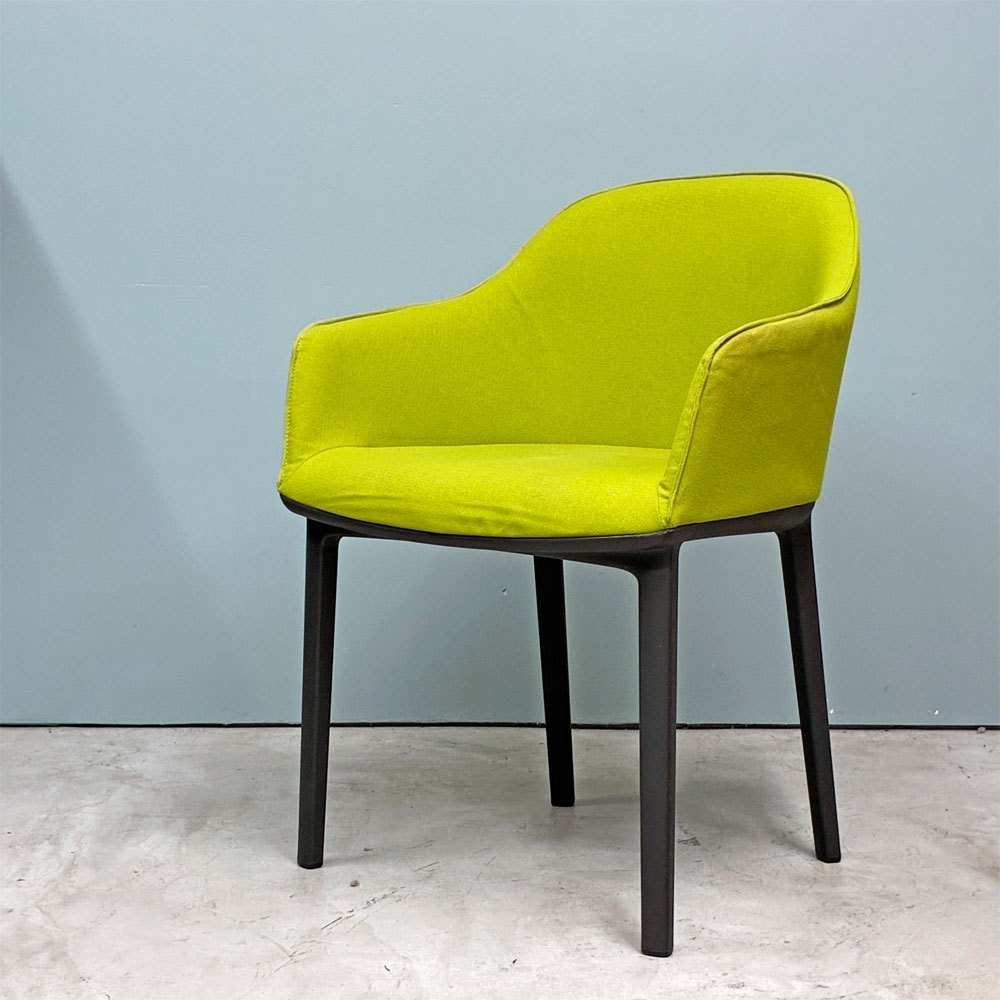 ヴィトラ Vitra ソフトシェル SOFTSHELL アームチェア 4レッグベース ロナン＆エルワン・ブルレック グリーン 現状品 ◎