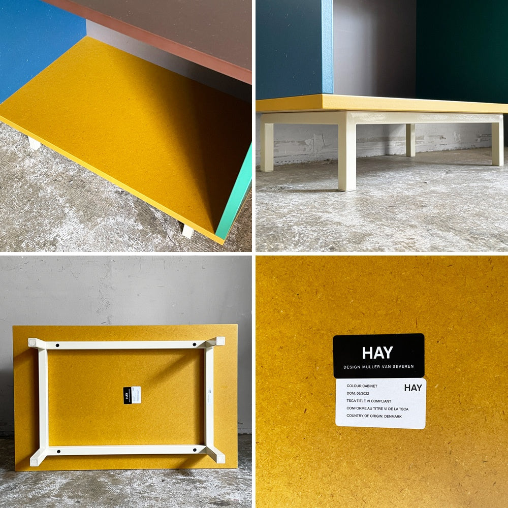 ヘイ HAY カラーキャビネット COLOUR CABINET FLOOR S マルチカラー H51cm ミュラー・ヴァン・セヴェレン Muller van Severen 北欧 デンマーク 定価¥176,000- ■