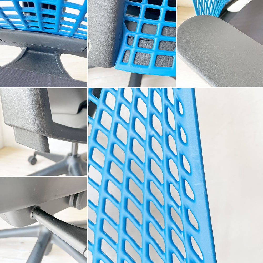 ハーマンミラー Herman Miller セイルチェア SAYL CHAIR デスクチェア オフィスチェア イヴ・ベアール ベリーブルー ★