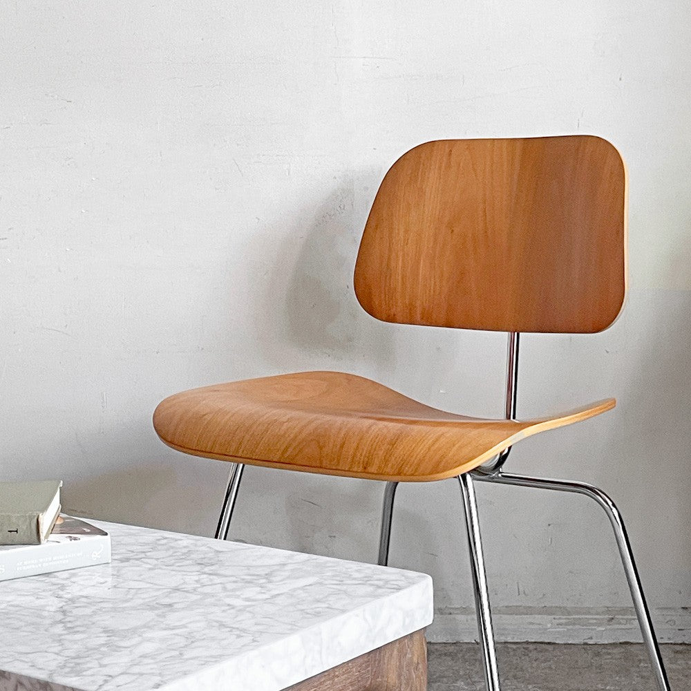 ハーマンミラー Herman Miller プライウッドダイニングチェア DCM メタルレッグ アッシュ材 C&R イームズ ミッドセンチュリー ■