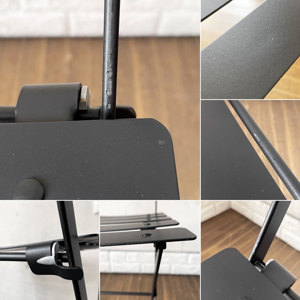 フェルモブ Fermob ビストロ BISTRO メタルチェア METAL CHAIR ガーデンチェア リコリッシュ 折りたたみ フランス 定価￥22,000- ◎