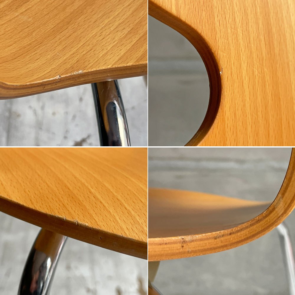 フリッツハンセン Fritz Hansen 3101 アントチェア 4本脚 ナチュラルビーチ材 ラッカー仕上げ アルネ・ヤコブセン 北欧家具 A ♪