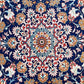 イスファハン Esfahan ペルシャ絨毯 ラグ カーペット 95cm×70cm ウール（縦糸シルク） タグ付 イラン ★