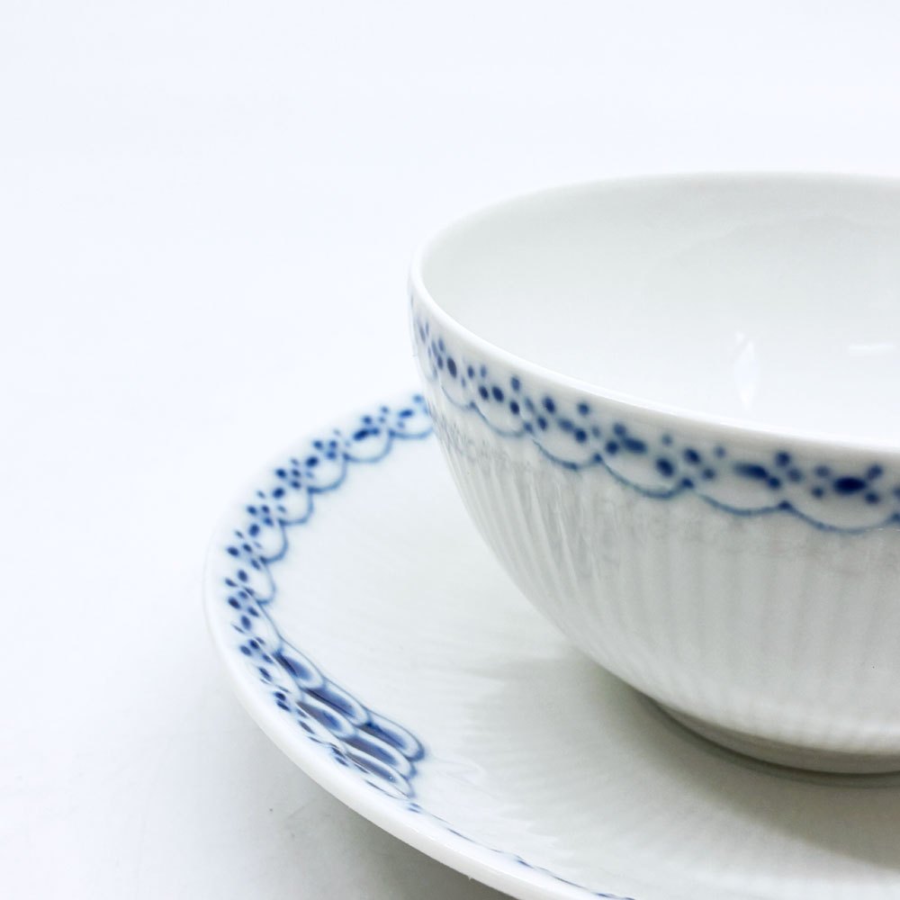 ロイヤルコペンハーゲン ROYAL COPENHAGEN プリンセス ティーカップ&ソーサー 220ml C&S デンマーク 北欧食器 C ●